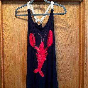 Blue racer back too with lobster decal